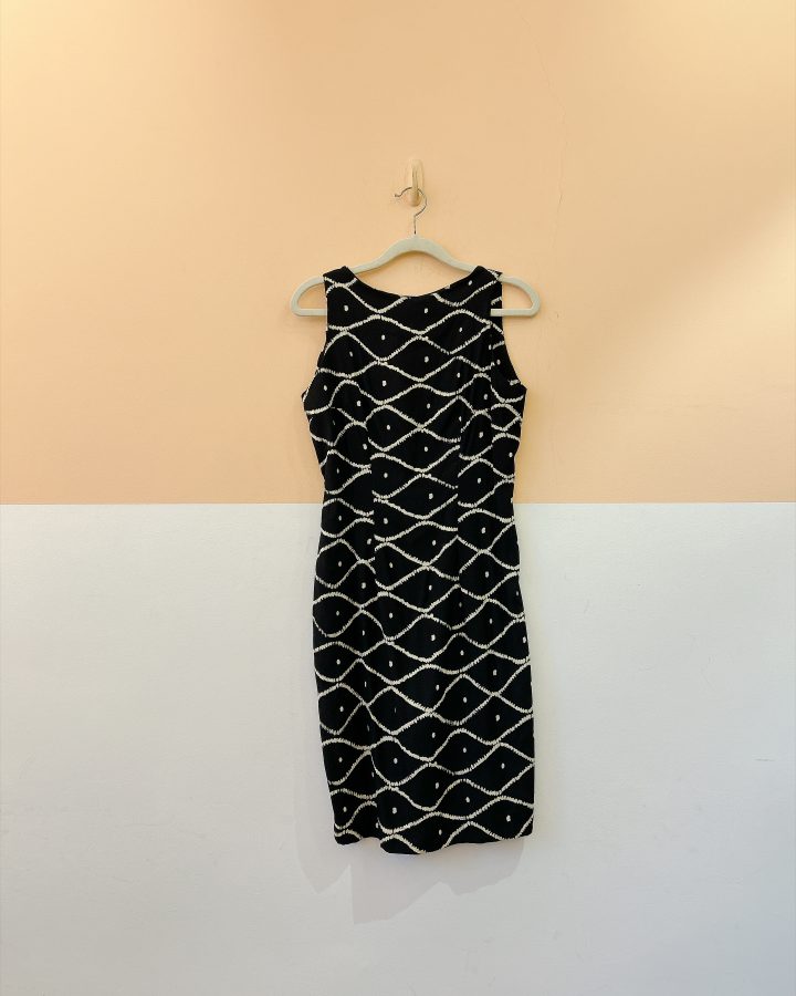 Vestido curto preto estampa Lenny Niemeyer P