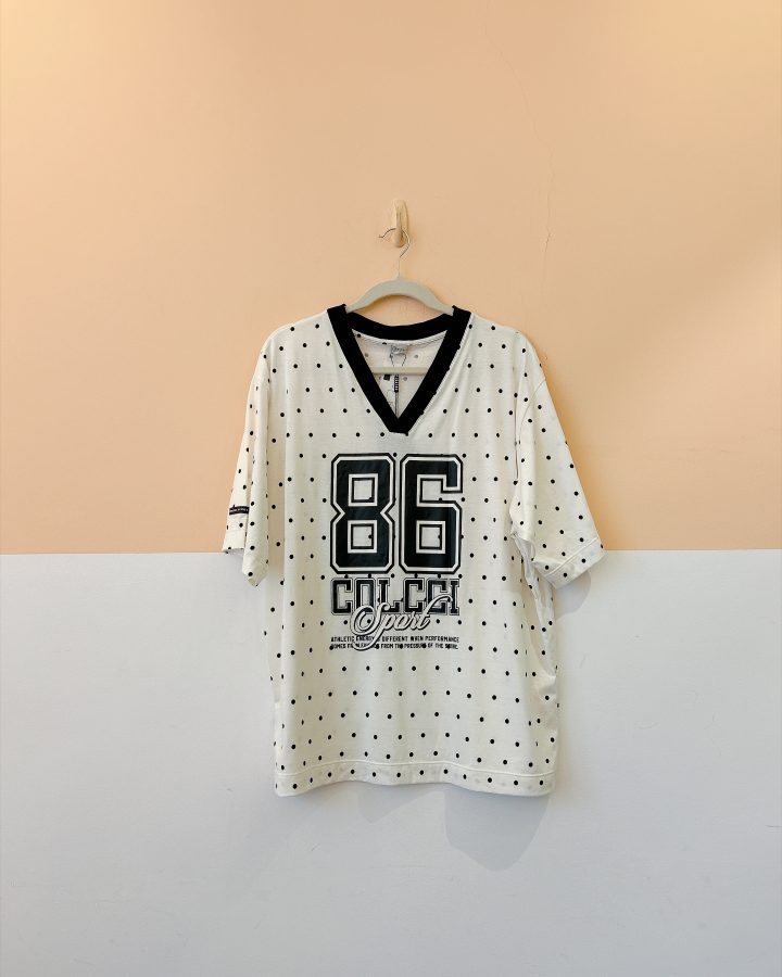 Blusa branca poás Colcci P