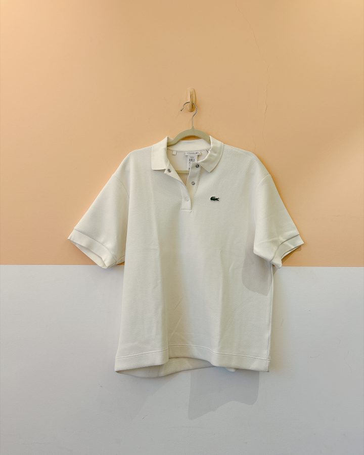 Camisa polo branca Lacoste 36