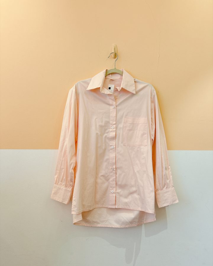 Camisa rosa clara Panô M
