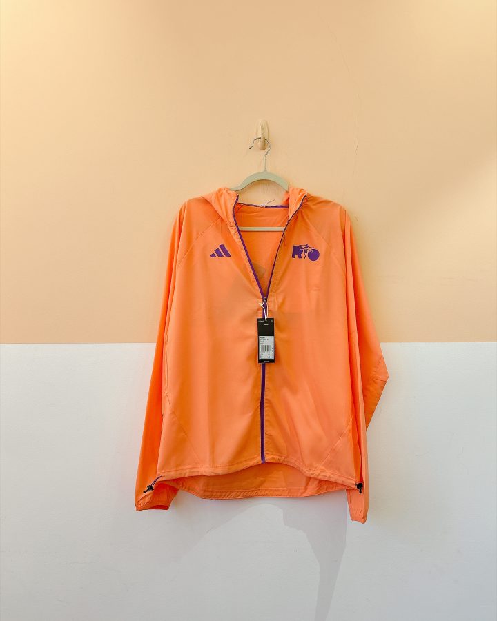 Corta vento laranja Adidas P