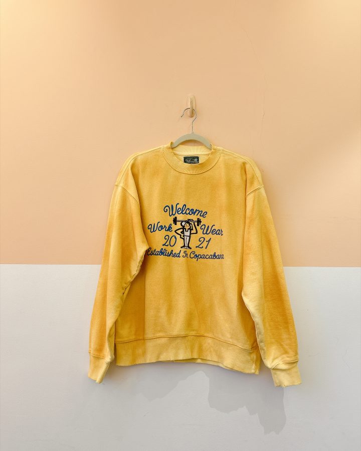 Moletom amarelo Welcome P