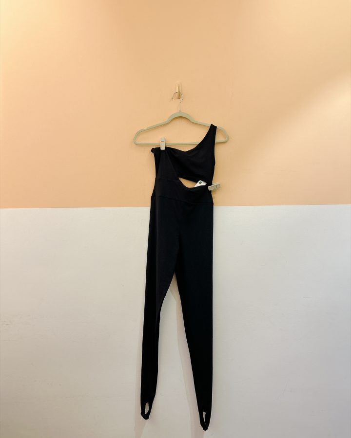 Macacão fitness preto Kriger PP