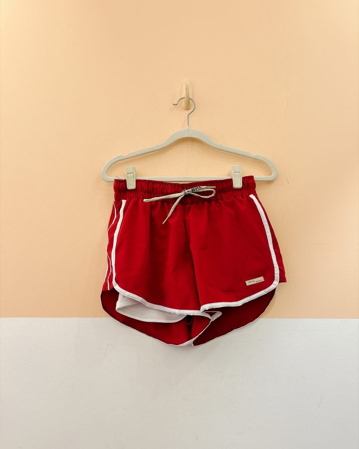 Short vermelho Fit Li P
