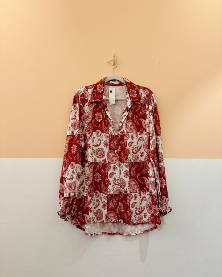 Camisa estampada vermelha Ideologic M
