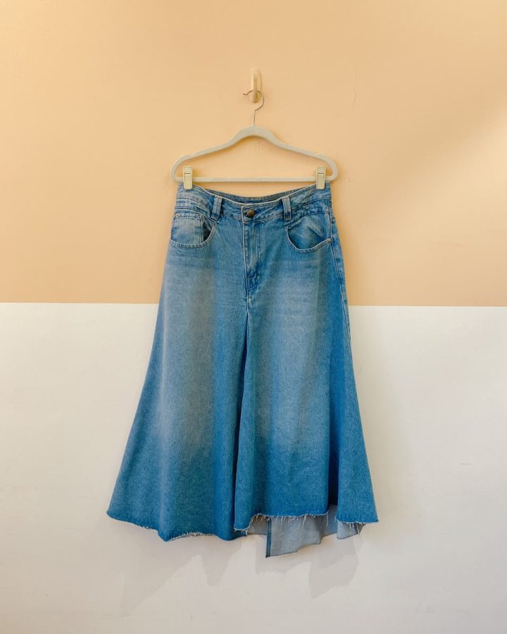 Saia midi Jeans Farm 38