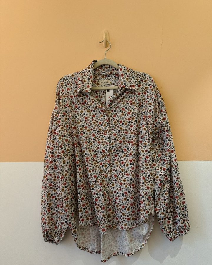 Camisa florzinha Momuá P