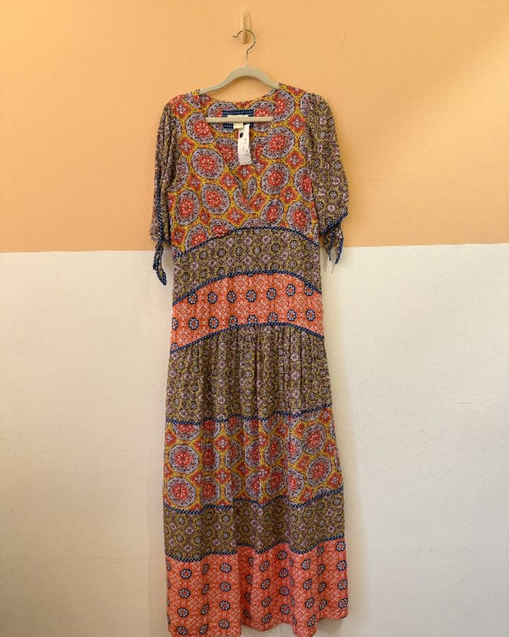 Vestido midi estampado Anthrpologie P