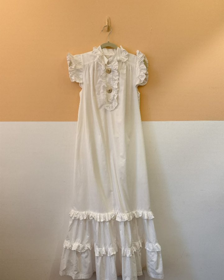 Vestido longo branco NXT LVL 36