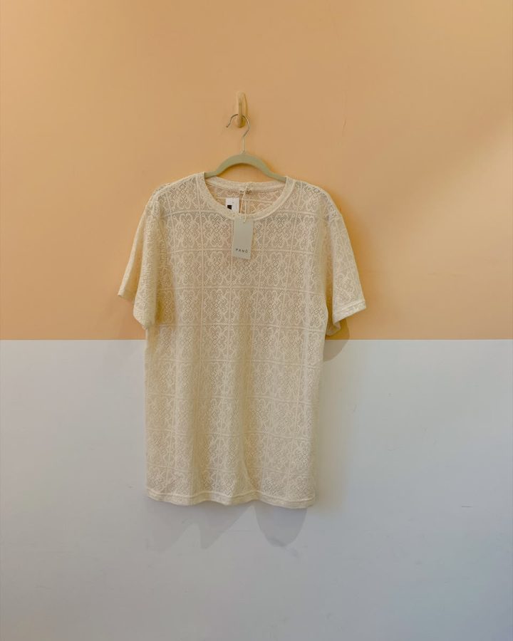 T-Shirt Off Renda Panô U