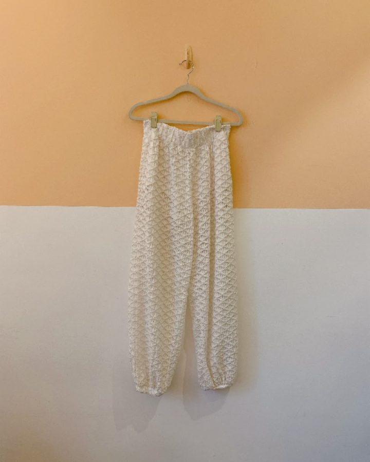 Calça Branca Textura ONNI PP