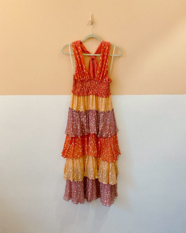 Vestido NV Colorido Brilhos NV G