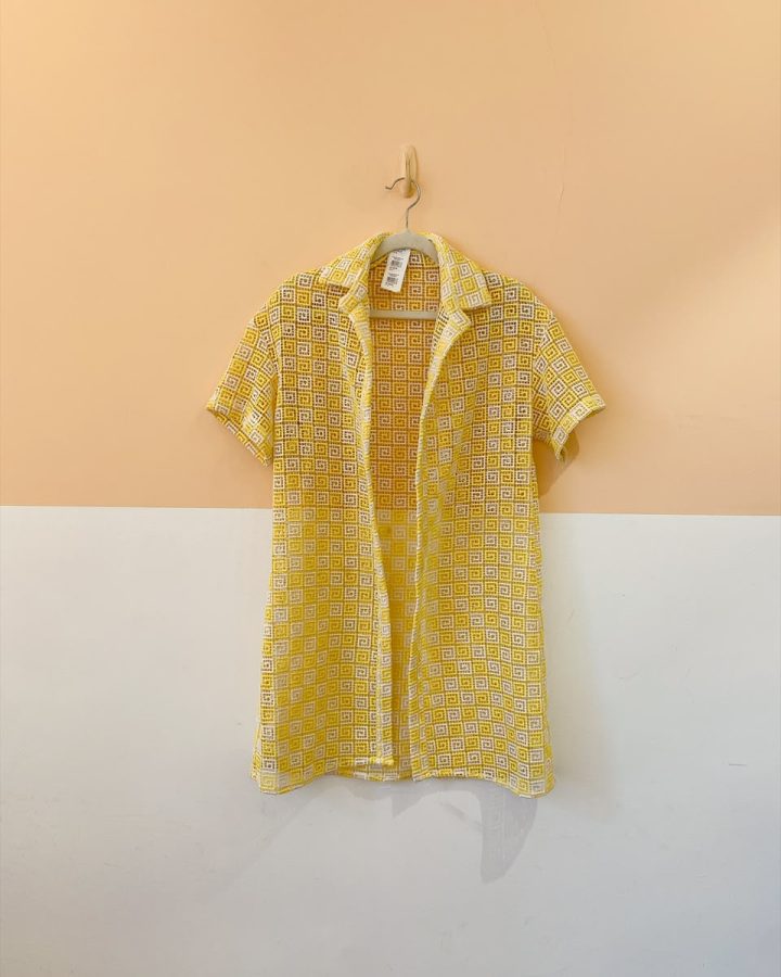 Kimono Crochet Amarelo P