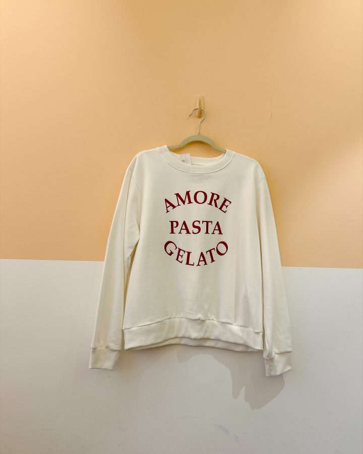 Moletom branco amore C&A G