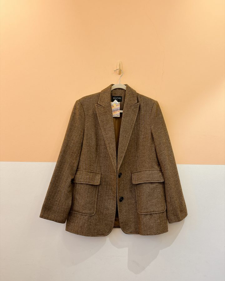 Blazer marrom lã Renner 40
