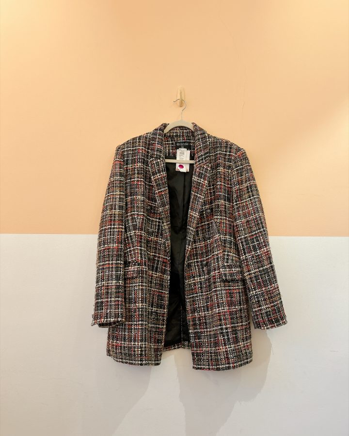 Blazer tweed colorido Renner 46