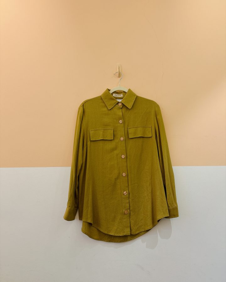 Camisa musgo bolsos NV P