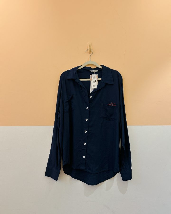 Camisa marinho linho La's P