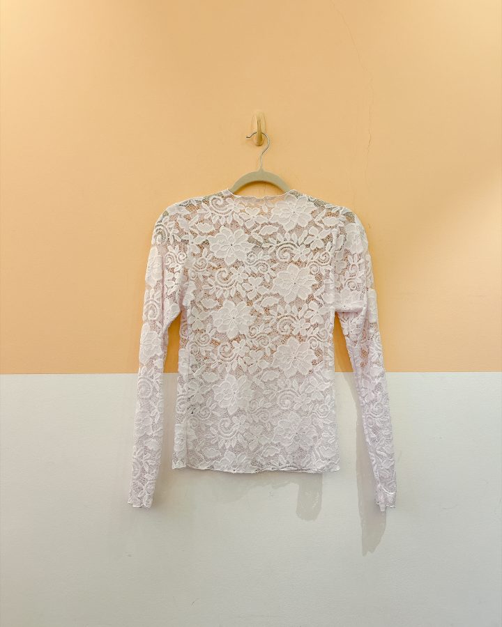 Blusa branca renda U