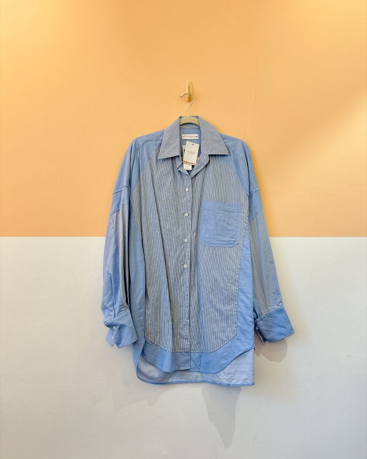 Conjunto listrado azul H&mM e Stella Mccartney 40/44