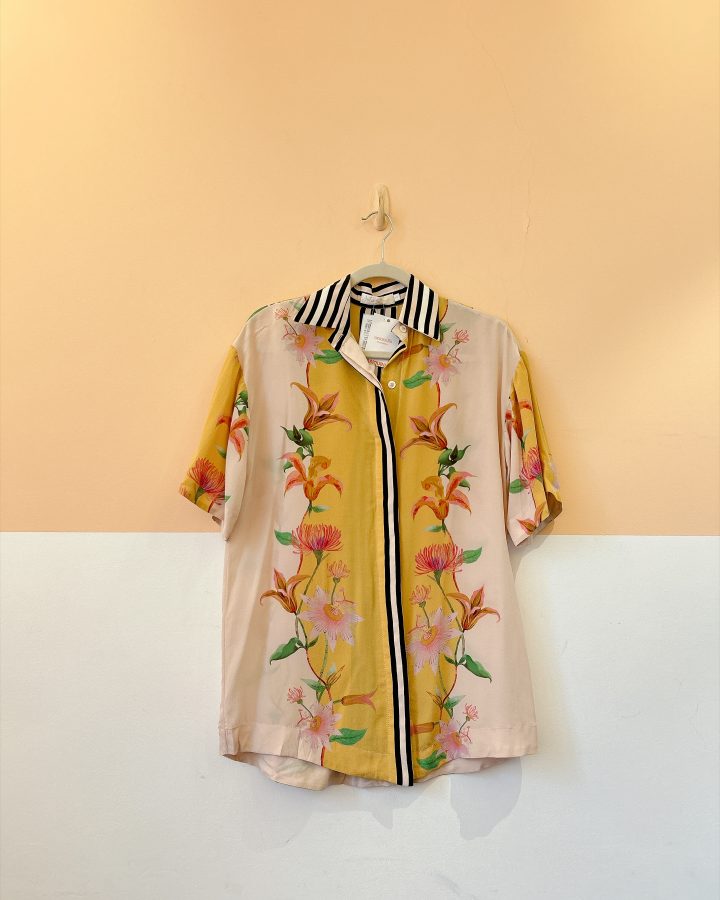 Camisa seda estampada Julia Golldenzon 38