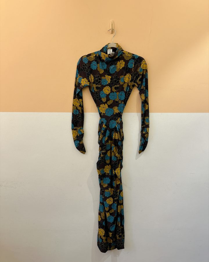 Vestido malha fria estampado floral August P