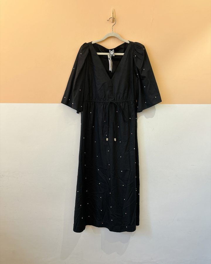 Vestido midi preto Souq M