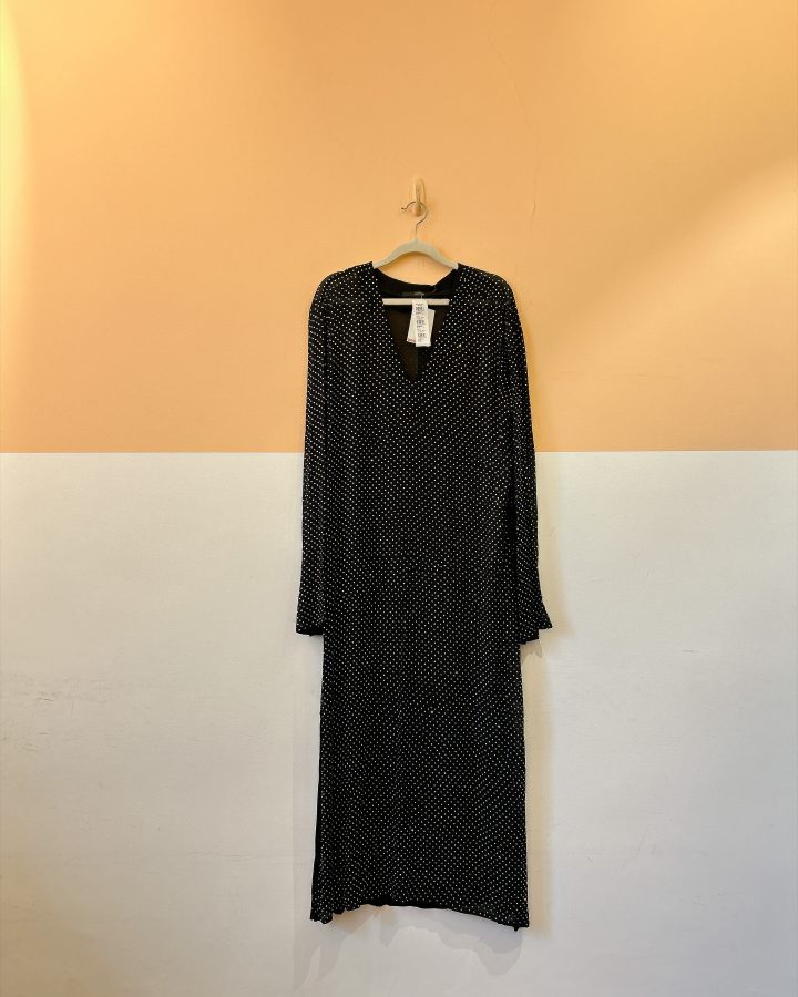 Vestido preto brilhos Animale P