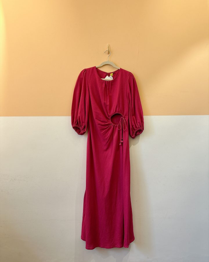 Vestido midi fucsia Farm P