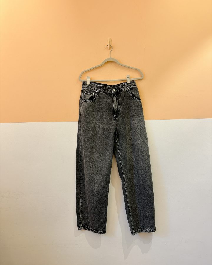 Calça black jeans barrel nadine NV 38